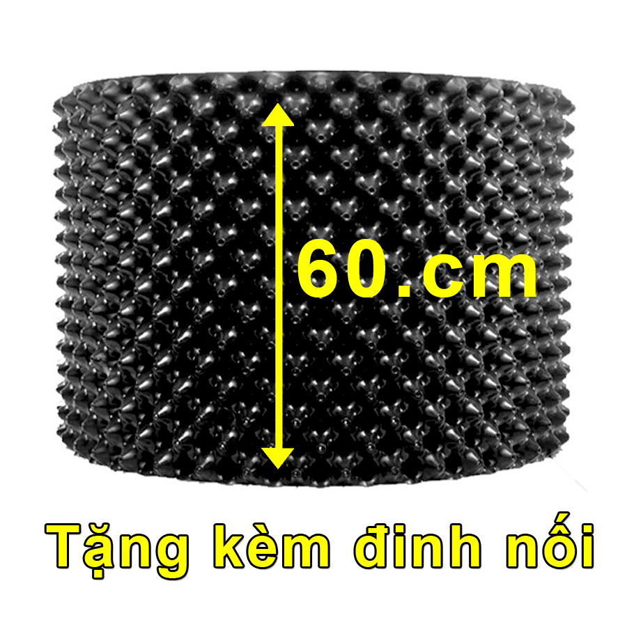 Bầu ươm cây V6 CAO 60CM dày 6mm, cắt theo mét dài khách đặt, tặng ốc vít-77903