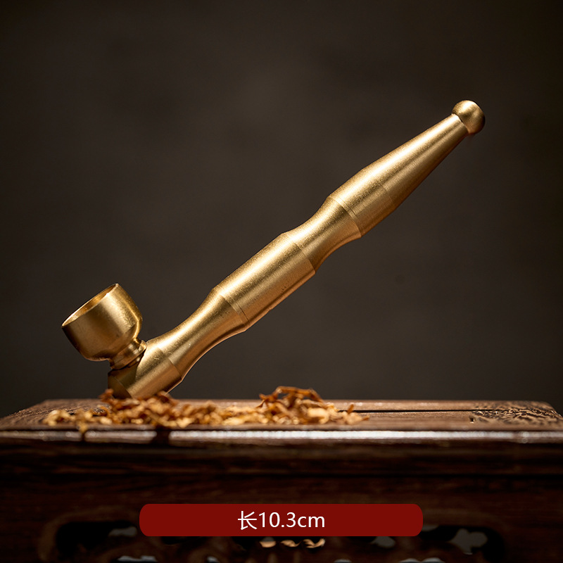 Tẩu lọc thuốc bằng đồng cao cấp, Dùng cho được cả Sợi và điếu : Lớn + Vừa + Nhỏ, có thể tháo rời và vệ sinh !