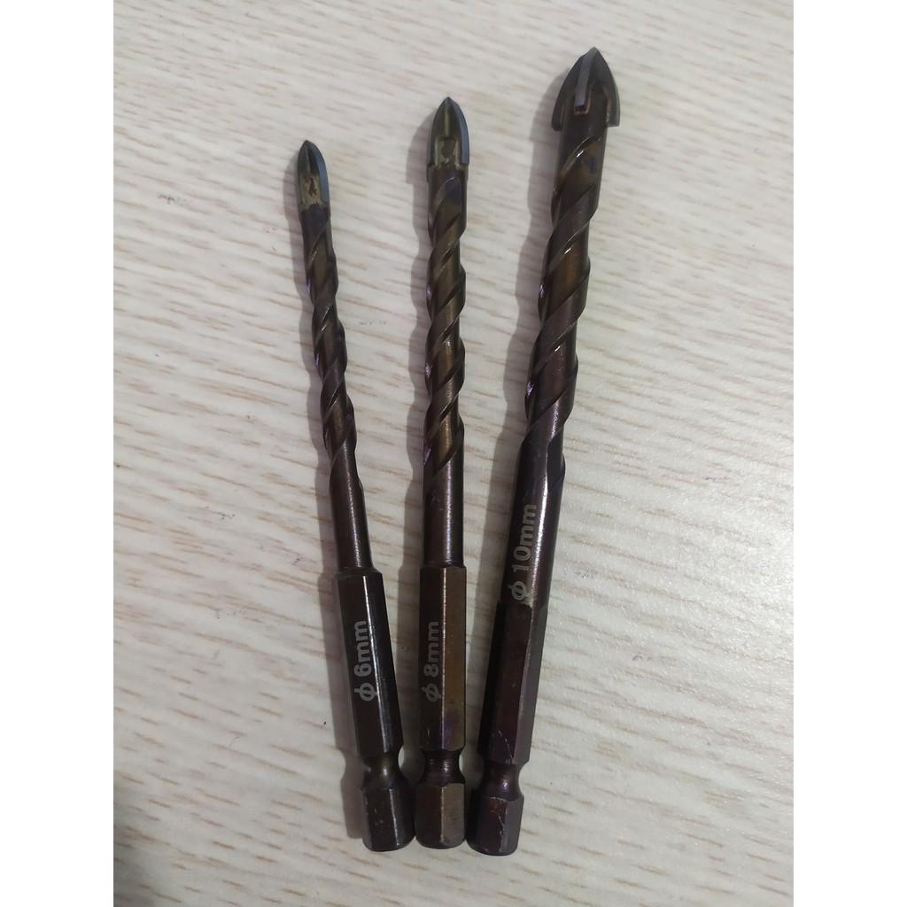 Bộ 4 mũi khoan Đa Năng 6-6-8-8 chuôi lục giác