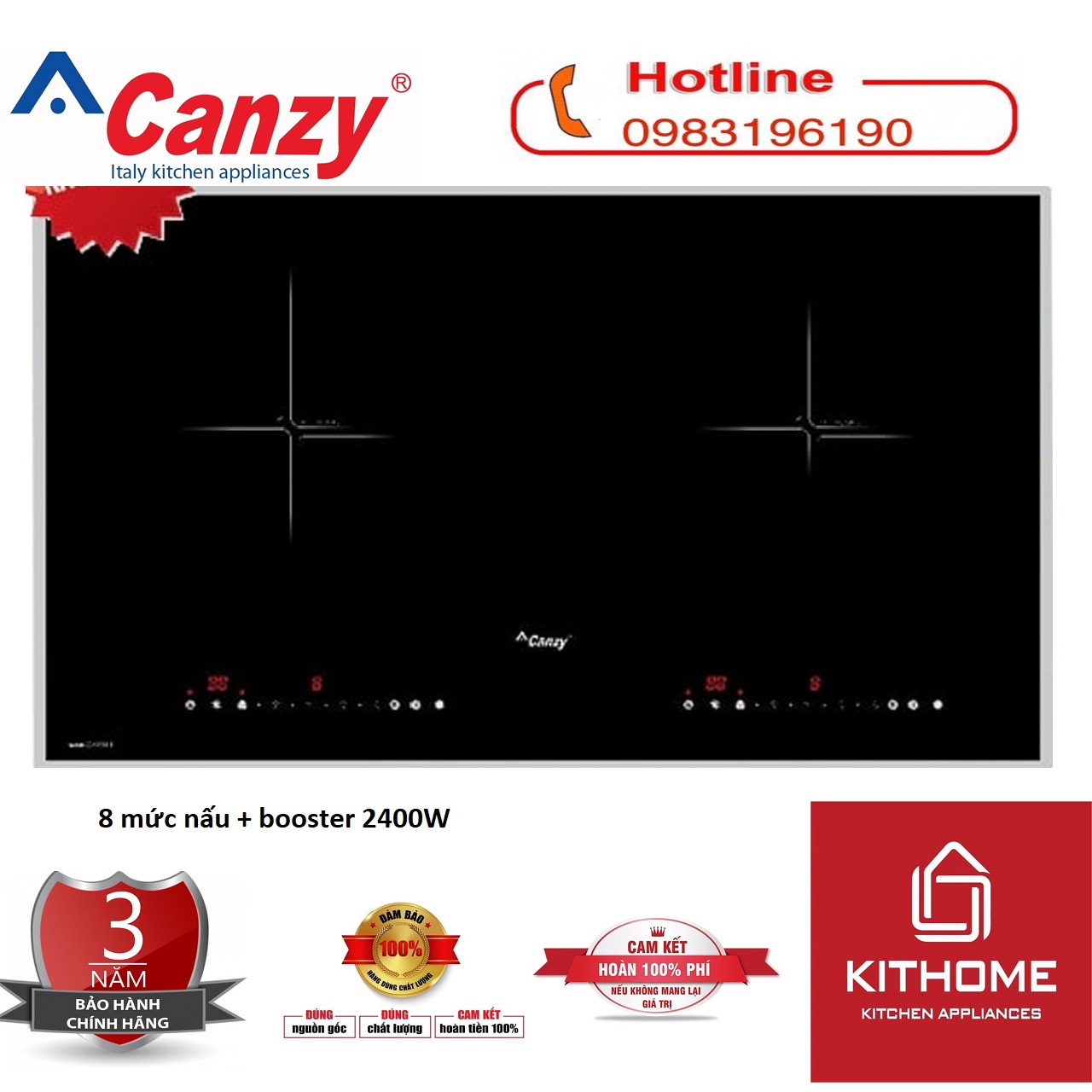 Bếp từ Canzy CZ-88ID Hàng chính hãng