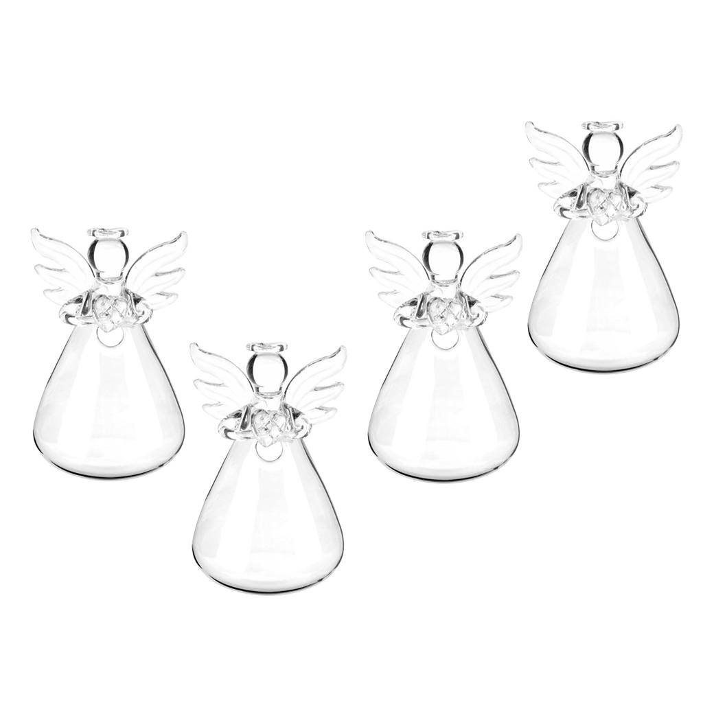 Phép Lạ Chiếu 4 Chi Tiết Thủy Tinh Lọ Hoa Thủy Canh Thực Vật Bình Bottl Hộp Đựng Nhà Thiên Thần