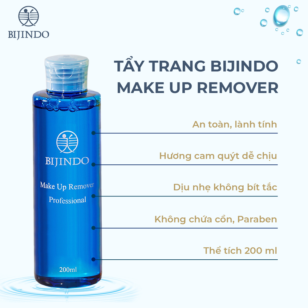 Bijindo Essential - Make Up Remover Nước Tẩy Trang Cho Da Mặt (200ml)