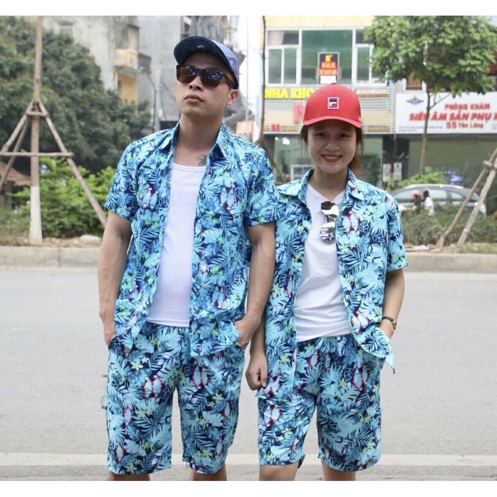 bộ đi biển chất kate lụa thái đủ size