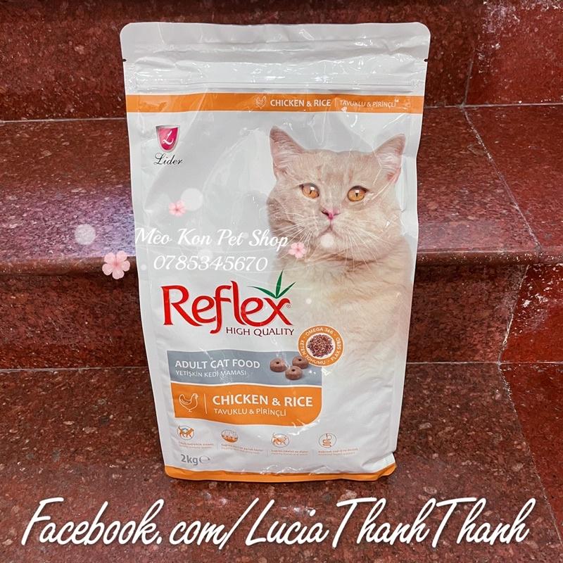 Thức ăn hạt khô Reflex Kitten/Adult Chicken Thổ Nhĩ Kỳ bịch 2 kg