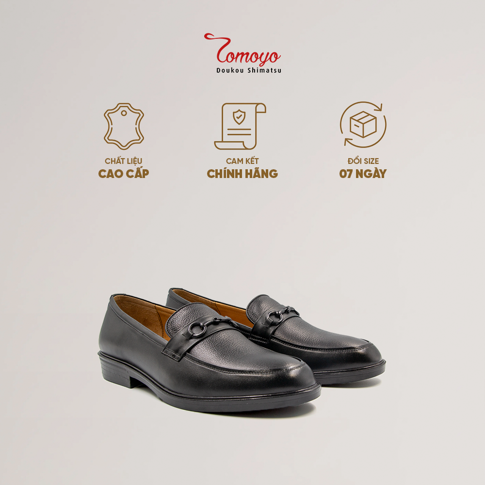 Giày Da Nam Công Sở Bit Loafer Tomoyo TMN23201