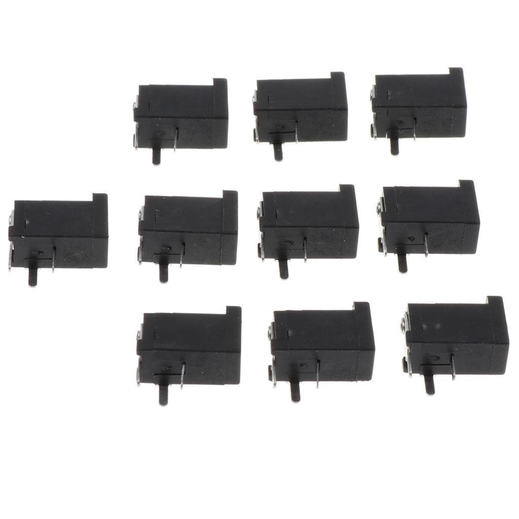 20pcs DC Power Supply  Socket Female PCB Mount Connector 3.5mmx1.35mm