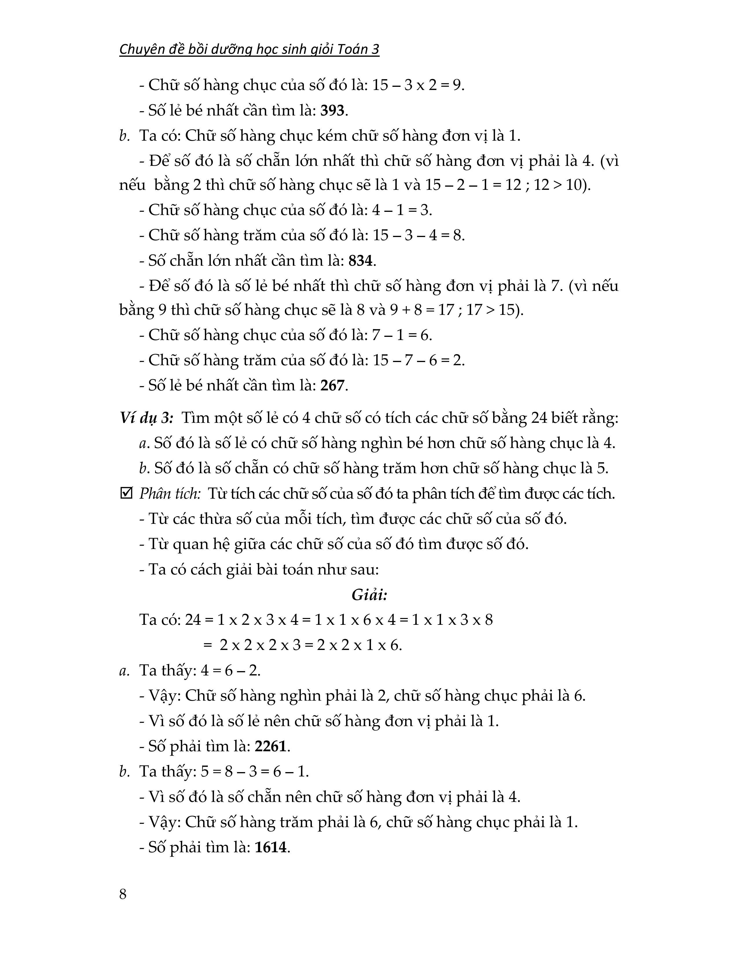 Sách - Chuyên Đề Bồi Dưỡng Học Sinh Giỏi Toán 3