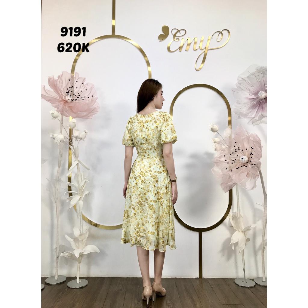 Đầm EMY EM9191 Xoè Cổ Vuông