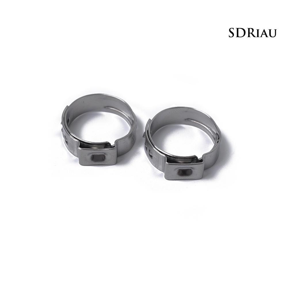 Set 10 Kẹp Ống Nhiên Liệu Bằng Thép Không Gỉ Chất Lượng Cao