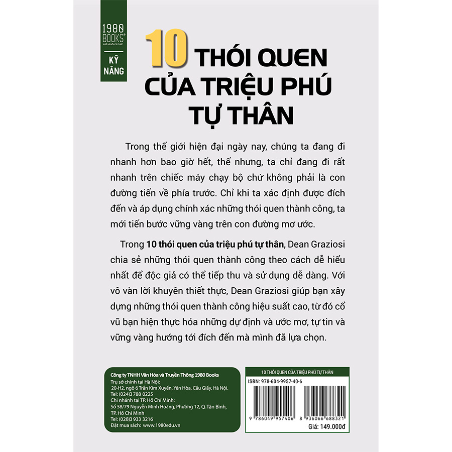 10 Thói Quen Của Triệu Phú Tự Thân