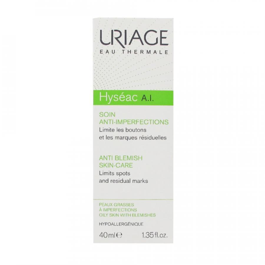 Kem trị mụn bọc, mụn viêm, ngăn ngừa sẹo và giảm nhờn Uriage Hyséac A.I. 40ml