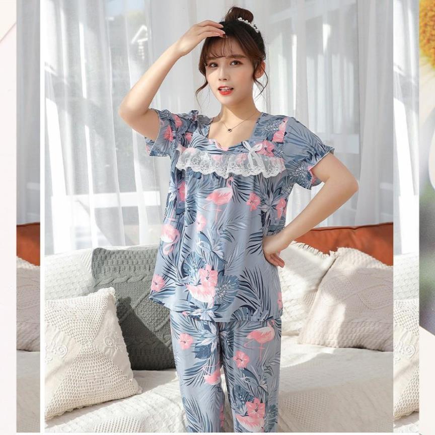 Đồ bộ nữ đẹp phong cách Hàn – đồ mặc nhà siêu xinh, bộ đồ ngủ thoải mái B52