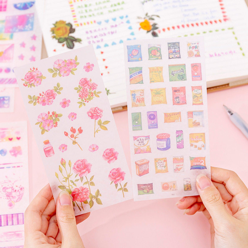 SET STICKER 6 miếng cute siêu rẻ. Combo 6 Miếng Dán Trang Trí