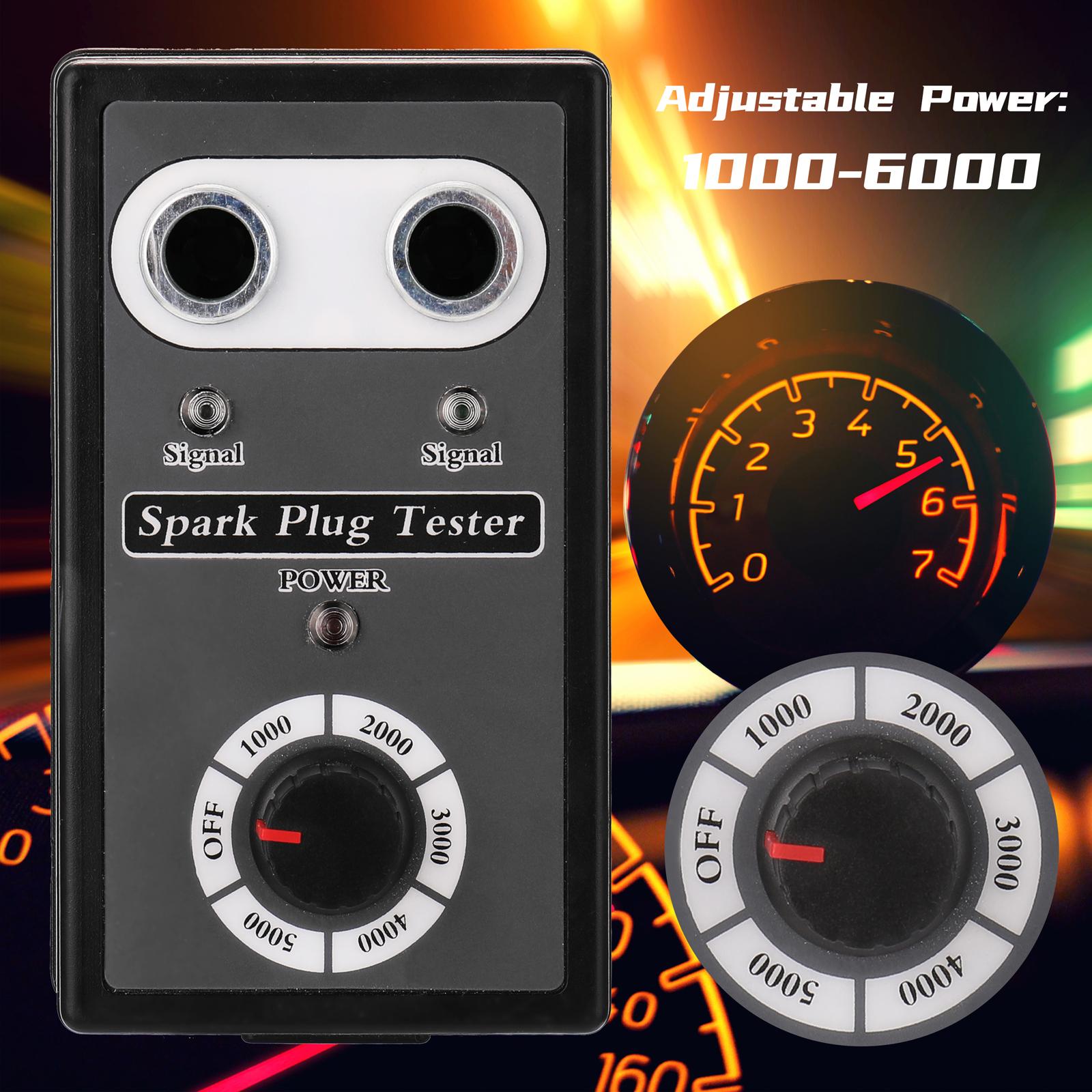 Automotive Diagnostic Scanner Gasoline Vehicle Plug Analyzer Spark Plugs Tester Dual Hole Analyzer Auto Repairing