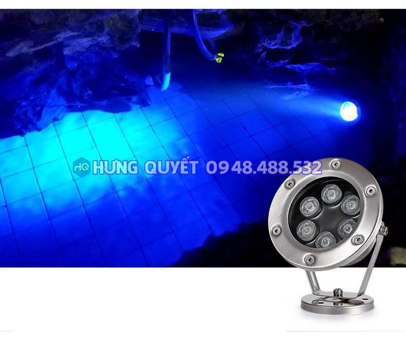 Đèn Led dưới nước trang trí hồ cá koi trang trí hồ câu ao câu tạo cảnh quan đài phun nước đèn led sân khấu Led nhiều màu sắc chịu nước chịu nhiệt