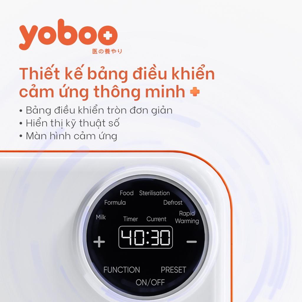 Máy hâm nóng sữa đôi điện tử Yoboo YB-0042 có 6 chức năng, điều khiển cảm ứng, hẹn giờ trước - Hàng chính hãng