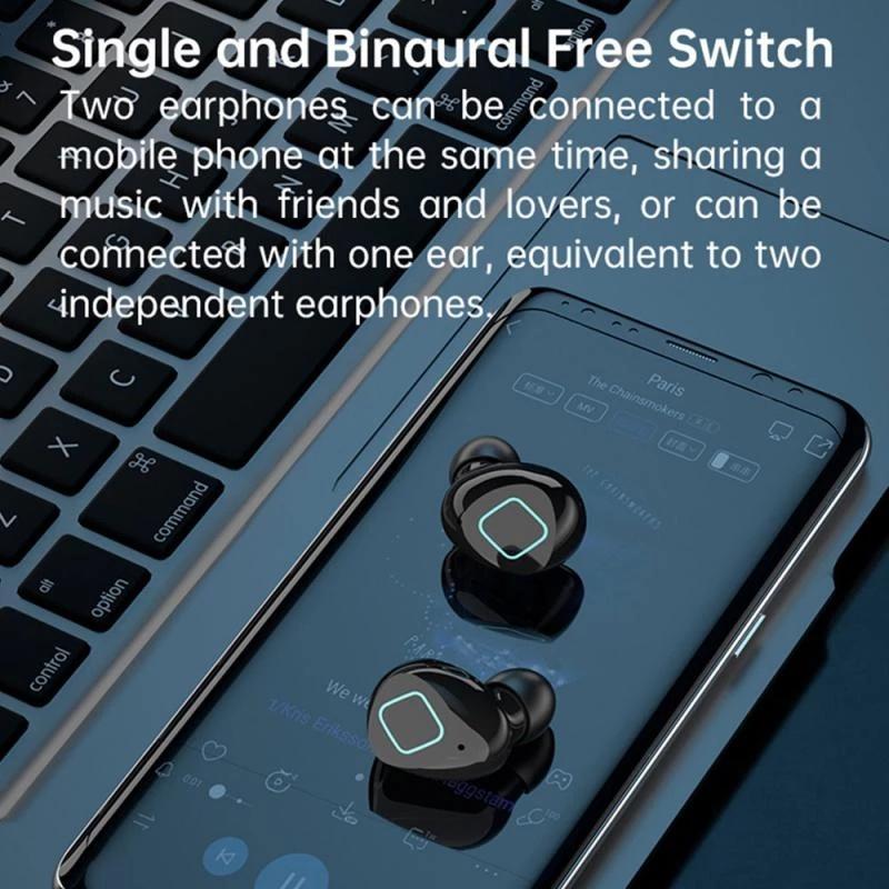 Tai Nghe Bluetooth Không Dây Chống ồn Blutooth Chơi Chơi Game Tai Nghe Pro TWS Loa Nghe Bluetooth đèn pin led