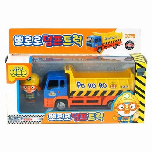 ĐỒ CHƠI PORORO XE TẢI TỰ ĐỔ METAL DUMP TRUCK - CHÍNH HÃNG HÀN QUỐC