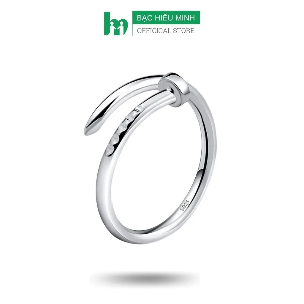 Nhẫn Nam Bạc Hiểu Minh NA454 - Bảo Hành Vĩnh Viễn