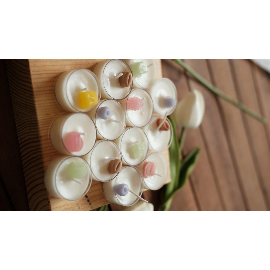 Hũ đựng nến tealight nhựa (không kèm sáp nến)