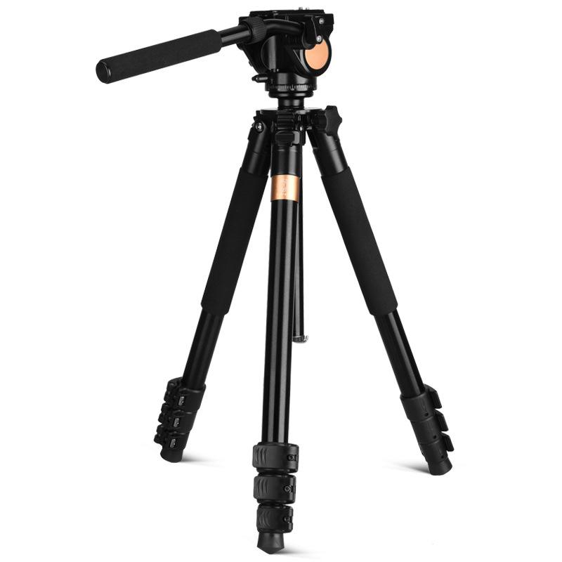 Thời đại giao hàng nhanh và tải nhẹ Hợp kim nhôm Q640 ổn định chân máy chụp ảnh hạng nặng giảm chấn đầu ba chiều chân máy chụp ảnh