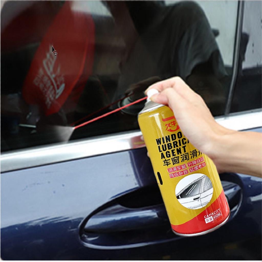 ️FLASH SALE️ xịt chống Kẹt kính lão hoá cao su bảo dưỡng làm mới bôi trơn gioăng kính, bôi trơn cửa nóc ô tô chuyên dụ