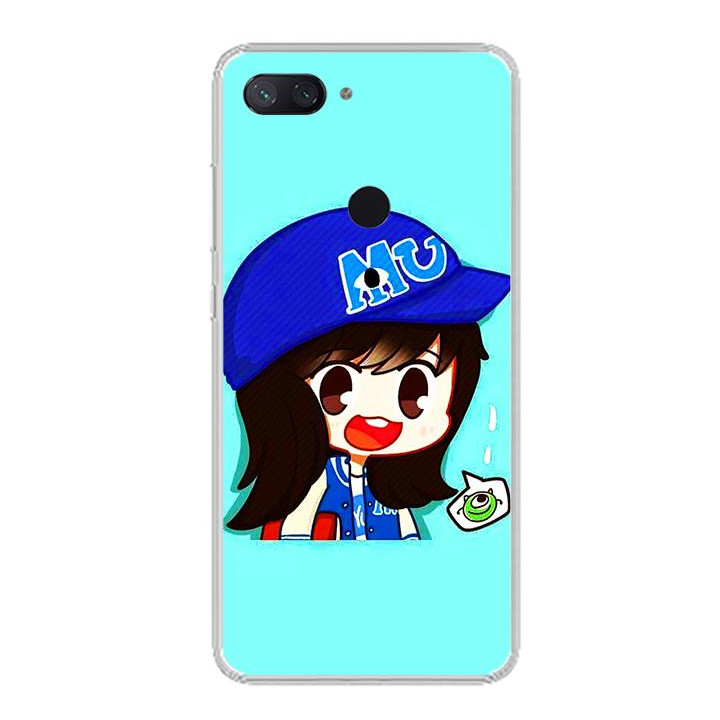 Ốp lưng dẻo cho điện thoại Xiaomi Mi 8 Lite - 0189 COUPLE01GIRL - Hàng Chính Hãng