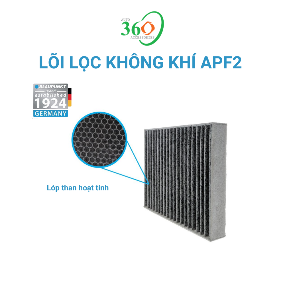 Máy Lọc Không Khí  Ô Tô Cao Cấp Blaupunkt Airpure AP2.0  Lọc  Không Khí Sạch Đến 99%