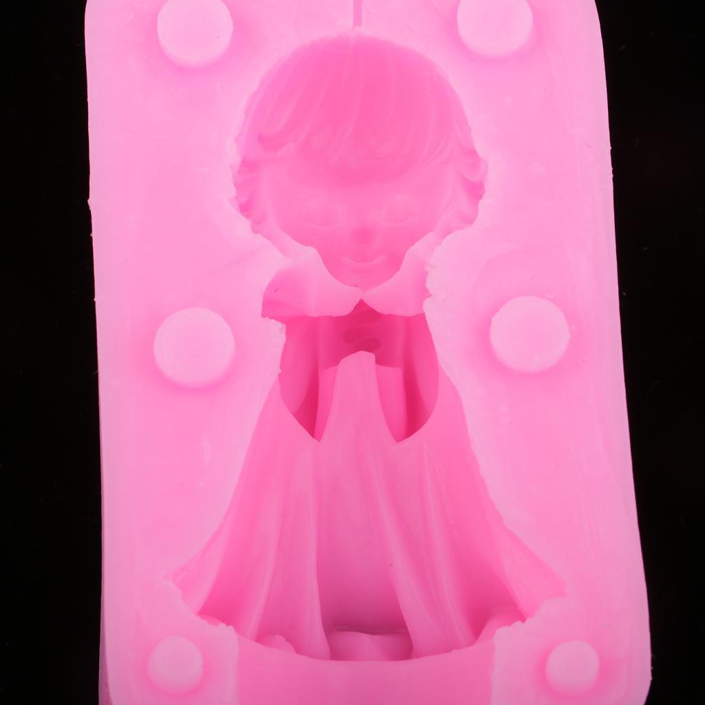 3D Angel Silicone  Chocolate  Fondant Soap Pastry Baking