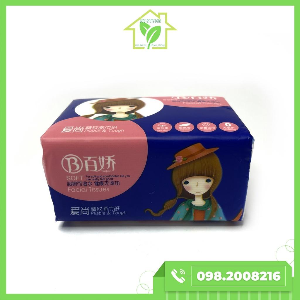 Hộp10 gói giấy ăn 4 lớp