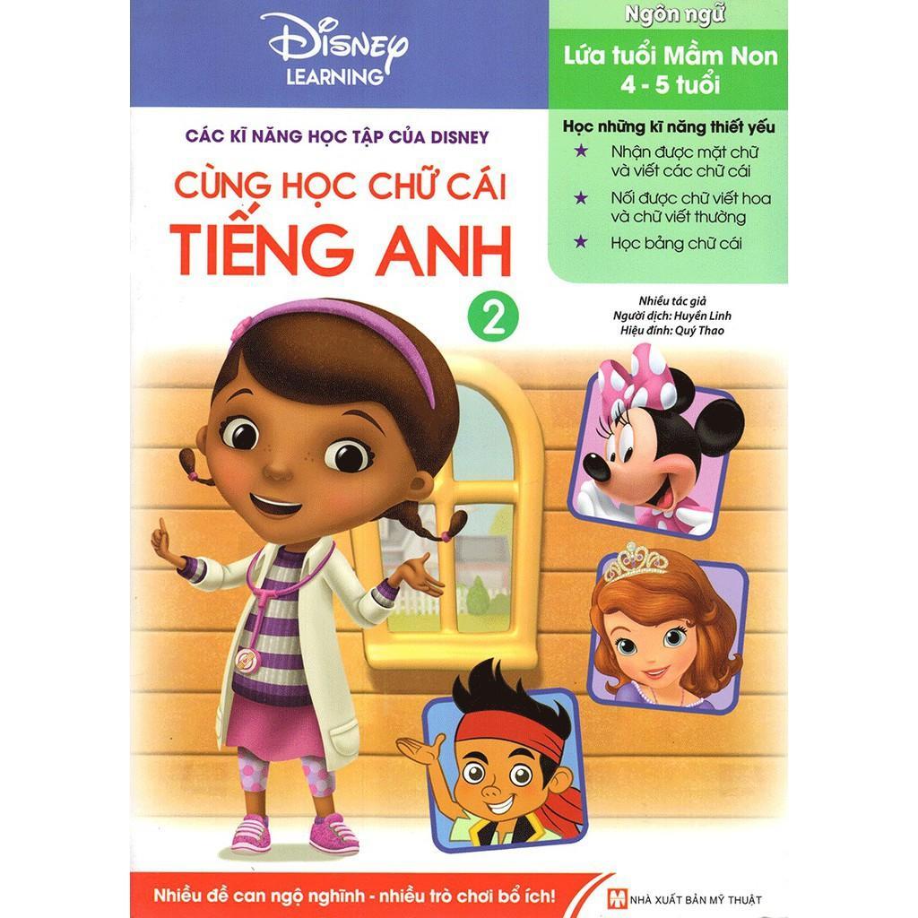 Sách - Disney Learning - Cùng Học Chữ Cái Tiếng Anh - Tập 2 - Tân Việt Books