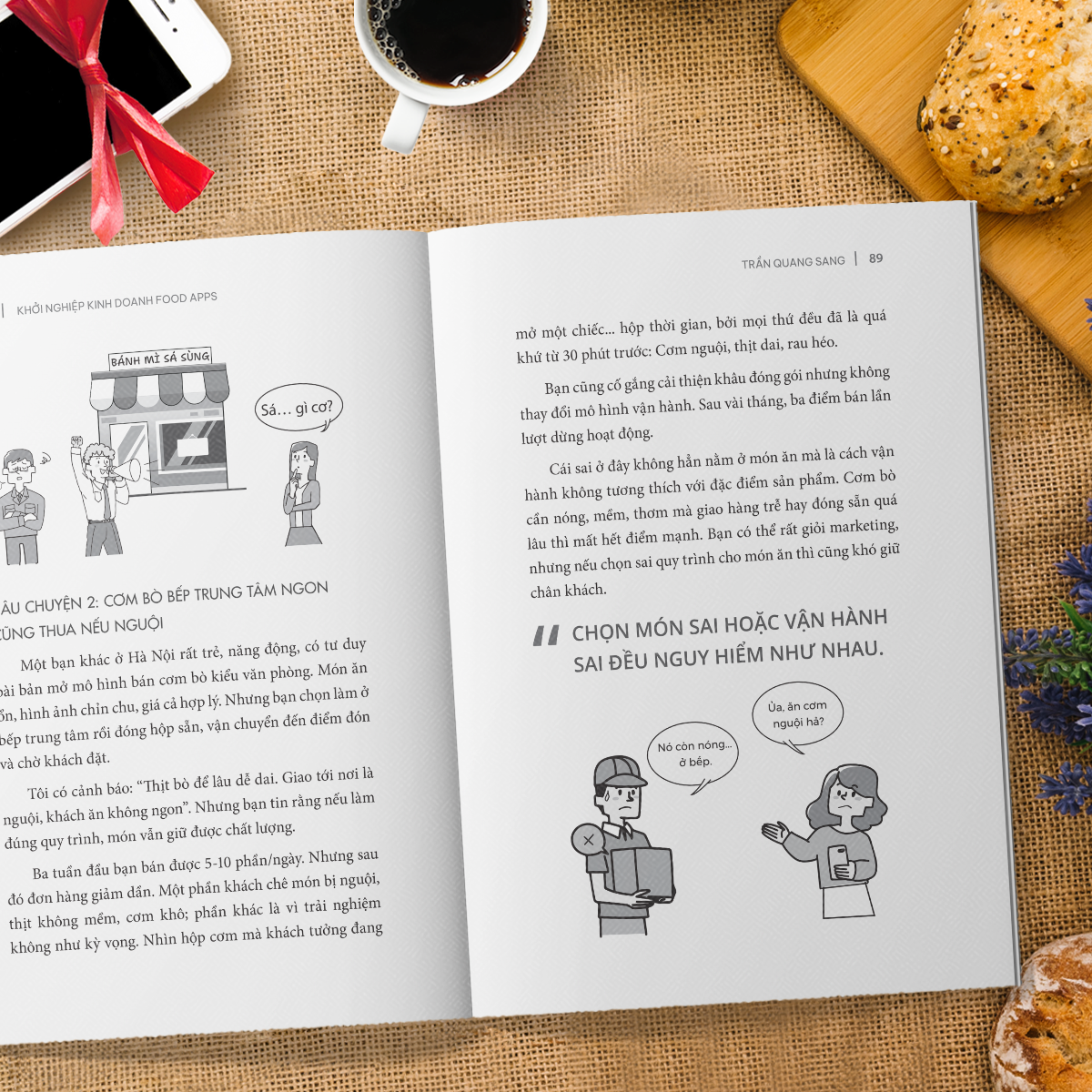 Sách - Khởi Nghiệp Kinh Doanh Food Apps - Công Thức Bán Hàng Thành Công Trên Các Nền Tảng Giao Đồ Ăn