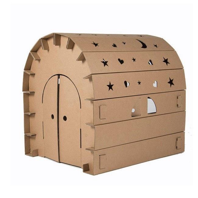 Nhà carton giấy lắp ráp cho bé 85x75x95 cmTHANH NGA ĐỒ CHƠI AN TOÀN