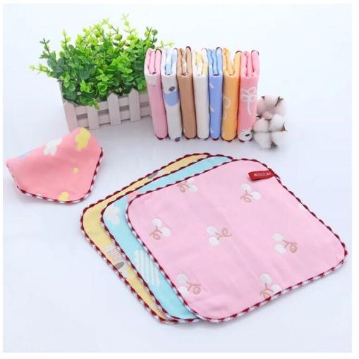 10 khăn sữa rửa mặt Lee Lee 100% cotton cao cấp cho các bé trai bé gái