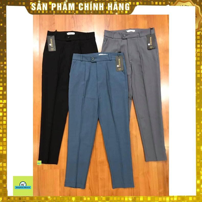 (Rẻ vô địch) Quần baggy nữ xuất khẩu 3 màu xanh, đen, xám trẻ trung, thanh lịch