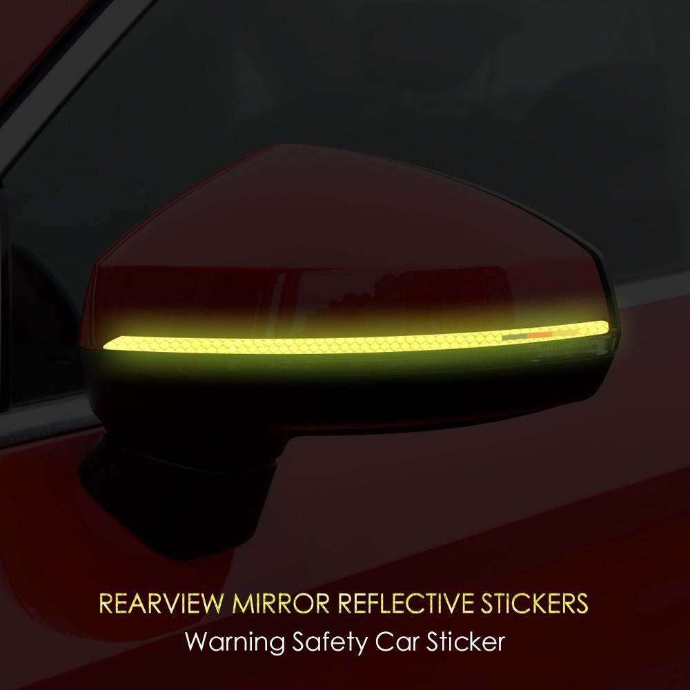 Decal Tem Dải Màu Phản Quang Dán Gương ô Tô Ms-302