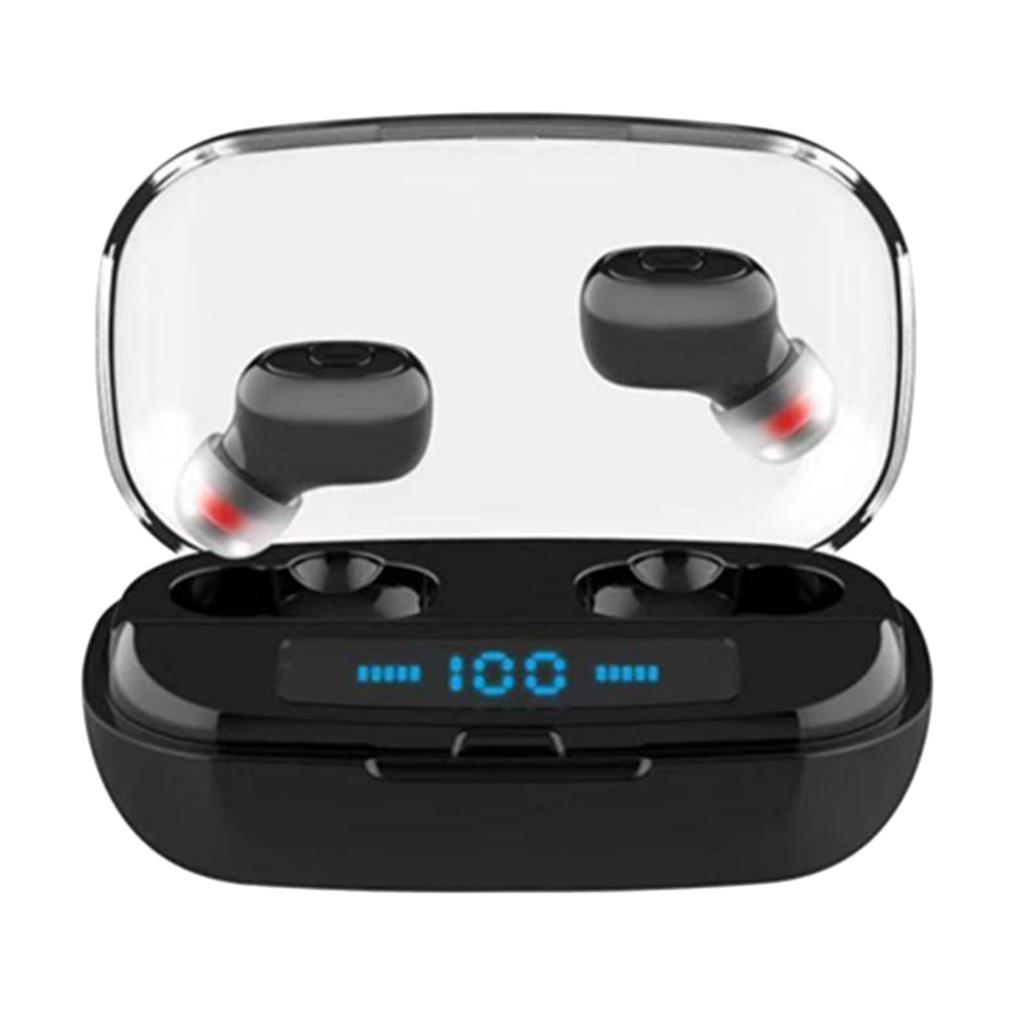 New Wireless Mini Earphone 5.0 Waterproof Display Bluetooth Headset