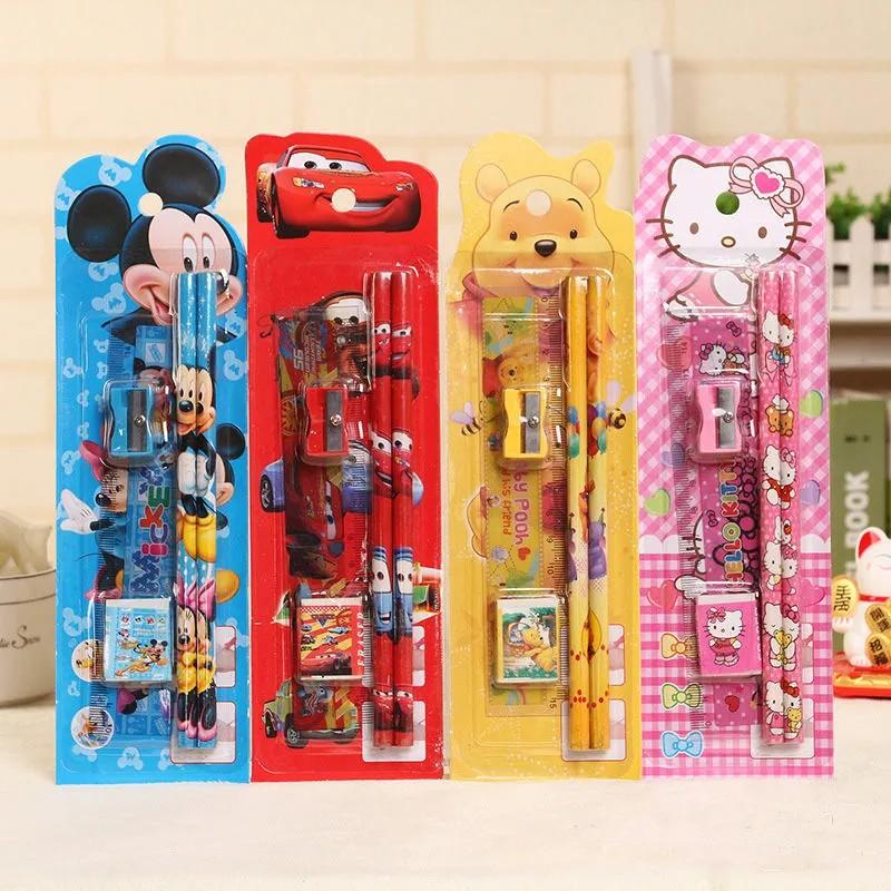 Bộ dụng cụ học tập 5 trong 1 xinh xắn đáng yêu dành cho trẻ em