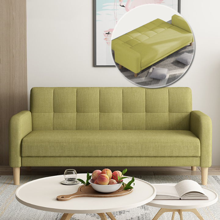 Ghế Sofa Thông Minh Đa Năng, SOFA Giường Gấp Gọn Đệm Bọt Biển Có Tay Vịn Phù Hợp Để Phòng Khách, Cửa Hàng - Có 3 Màu