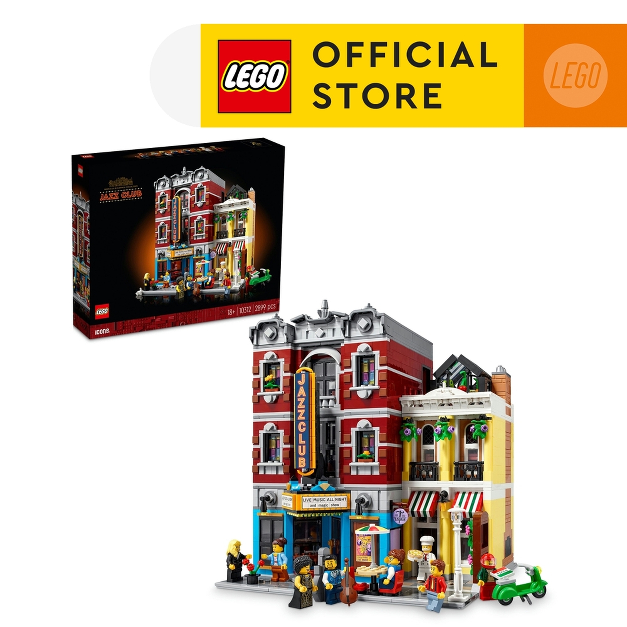 LEGO Adults 10312 Câu Lạc Bộ Nhạc Jazz (2,899 chi tiết)