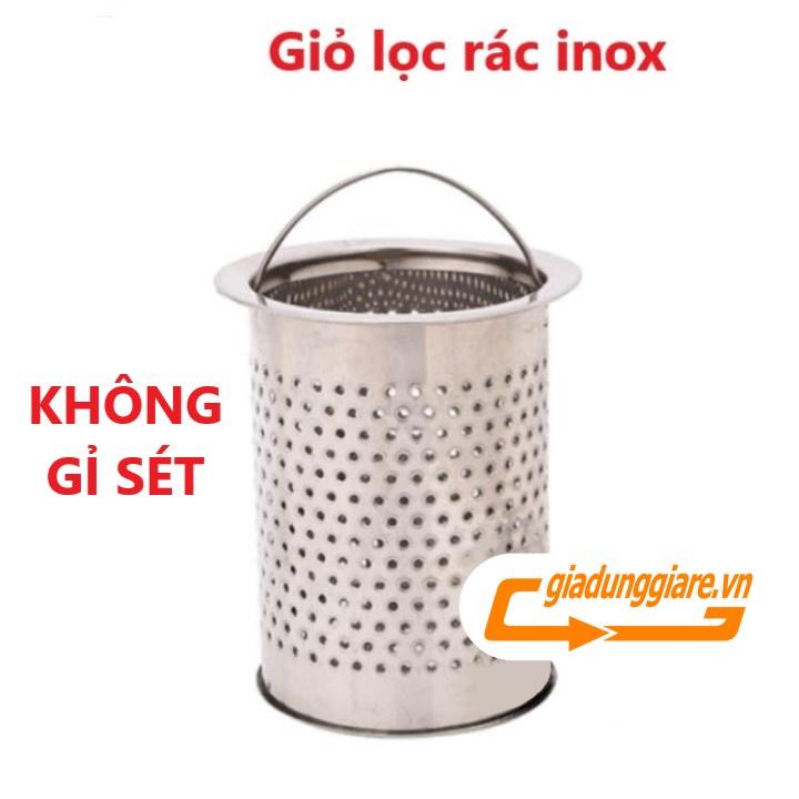 GIỎ LỌC RÁC INOX lắp bồn rửa chén bát chống tắc ống thoát nước dễ dàng thay thế cho gia đình - giadunggiare.vn