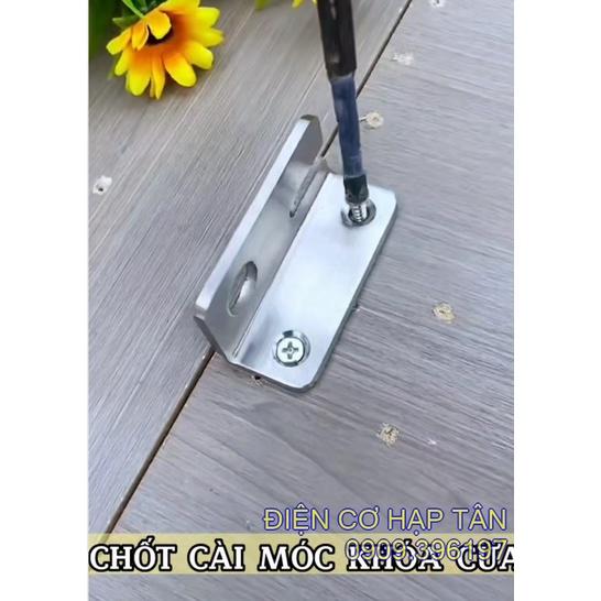 CHỐT CỬA INOX 304 KHÓA GÀI CÂY GẠT INOX – TIỆN DỤNG