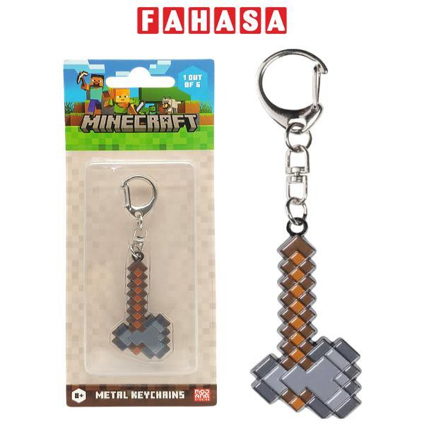 Móc Khóa Minecraft Bằng Kim Loại Mẫu 6 - Mojang Studios AXE/MC6010