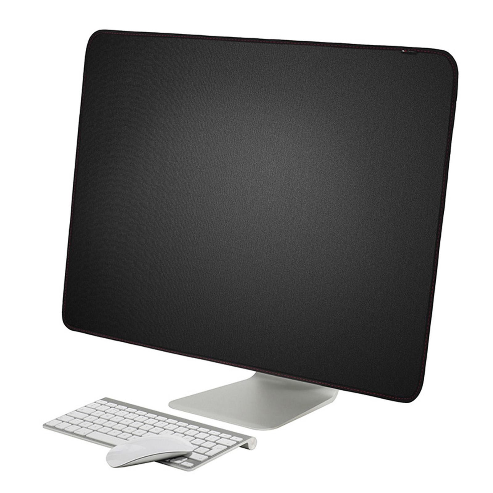 PC Dustproof Cover PU Leather Dust Cover for iMac Screen