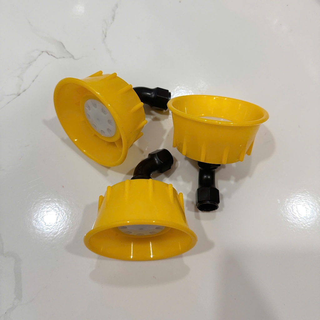 Béc Loa Phun Xịt Loại 8 Lỗ Ren 13.8mm (14mm) Dùng Cho Bình Xịt Điện, Máy Phun Mini Xách Tay