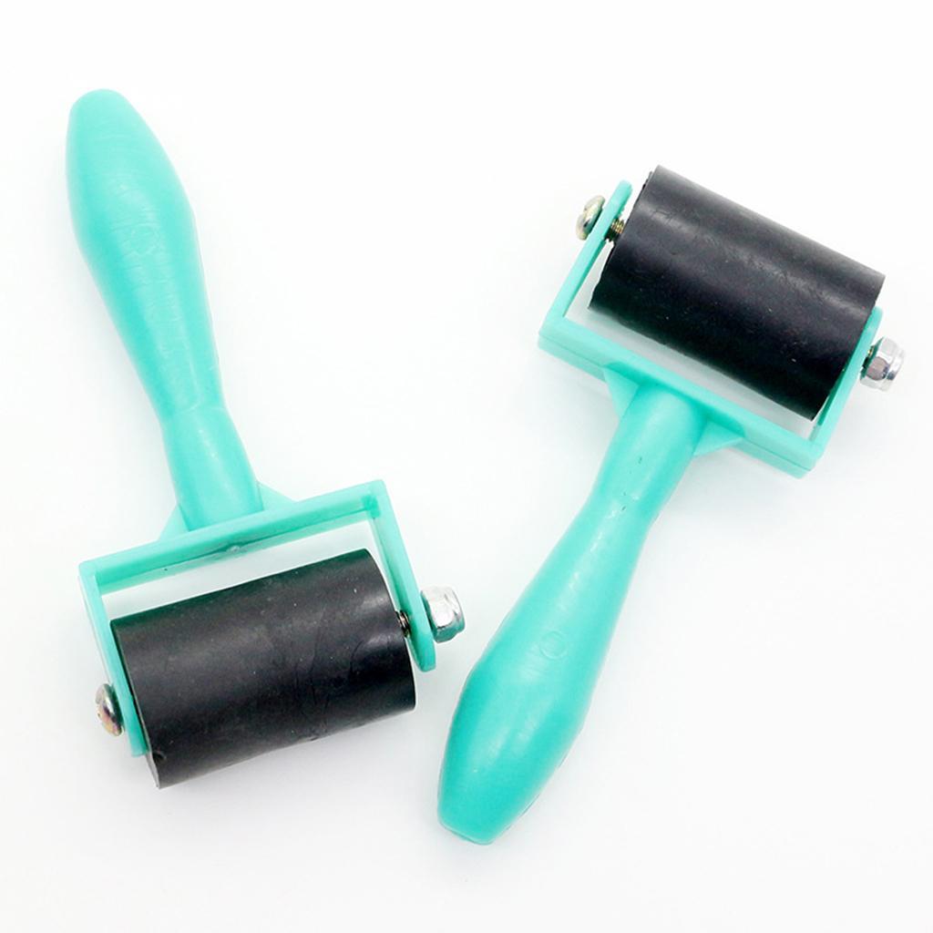 15cm Heavy Duty Rubber Roller Printing Inks Blocks Art Craft Supplies