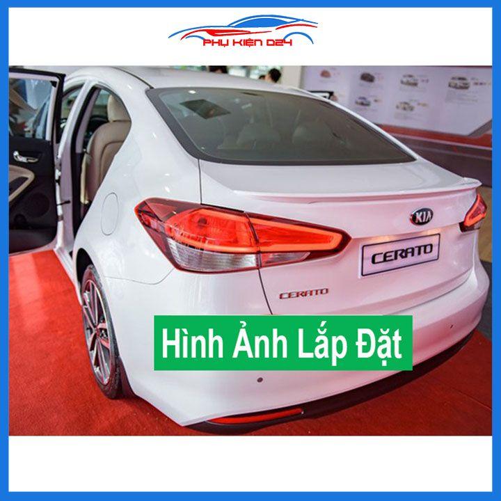 Đuôi gió sau xe liền cốp Kia K3, Cerato 2016-2017-2018 hàng mộc chưa sơn