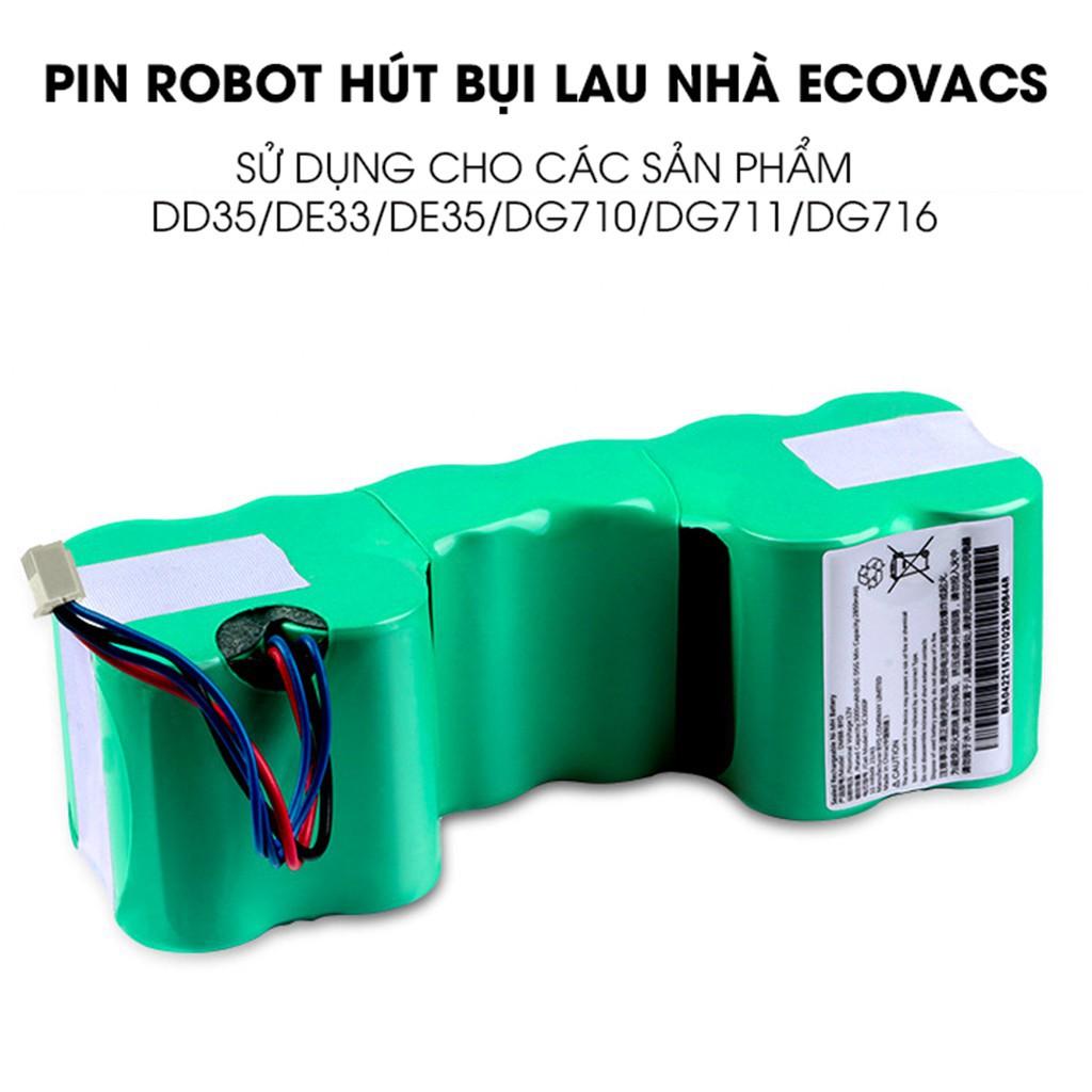 Pin robot hút bụi lau nhà Ecovacs DD35(OZMO600) dùng cho các mẫu robot Ecovacs DD35(OZMO600/DE33/DE35