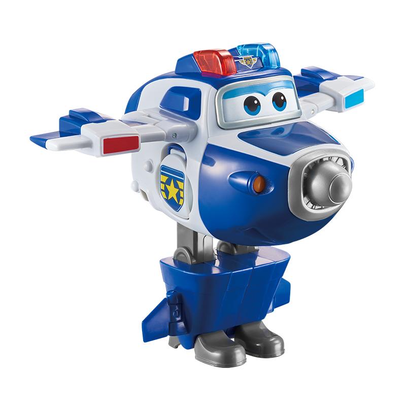 Đồ Chơi SUPERWINGS Robot Biến Hình Cỡ Lớn Paul Cảnh Sát Kết Hợp Thú Cưng Paul YW750945