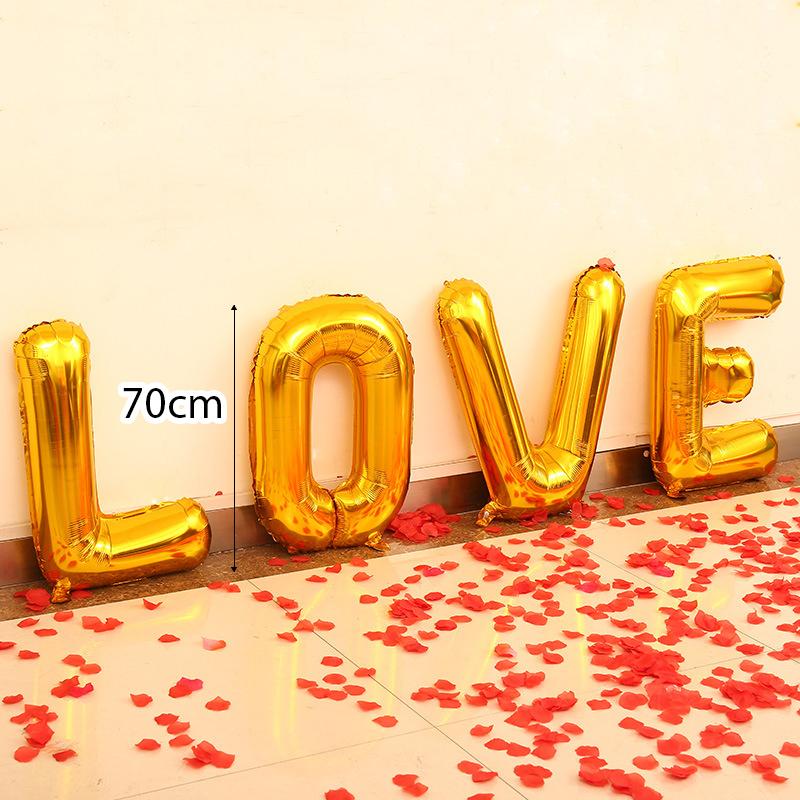 Bong bóng chữ Love 70cm - Bong bóng tình yêu - Bong bóng Valetine - Diệp Linh